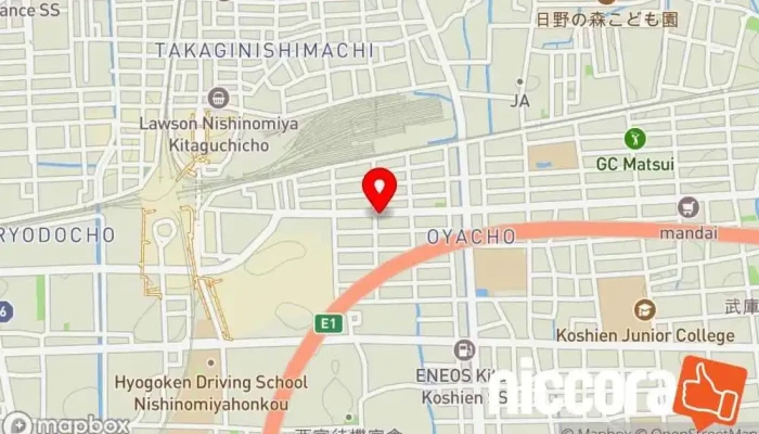 の地図 （株）システム・デザイン・イクイップメント ソフトウェア企業 で 西宮市