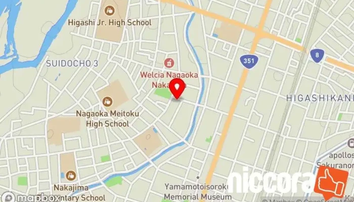 の地図 (株)ソリマチ技研 ソフトウェア企業 で 長岡市