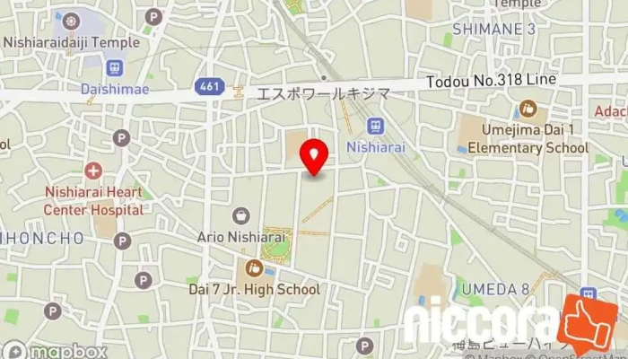 の地図 ㈱SOUQ IT コンサルタント で 足立区