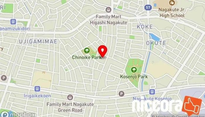 の地図 ㈱ティーエムホールディングス 企業・ビジネス で 長久手市