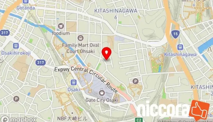 の地図 ㈱THS ソフトウェア企業, IT コンサルタント で 品川区