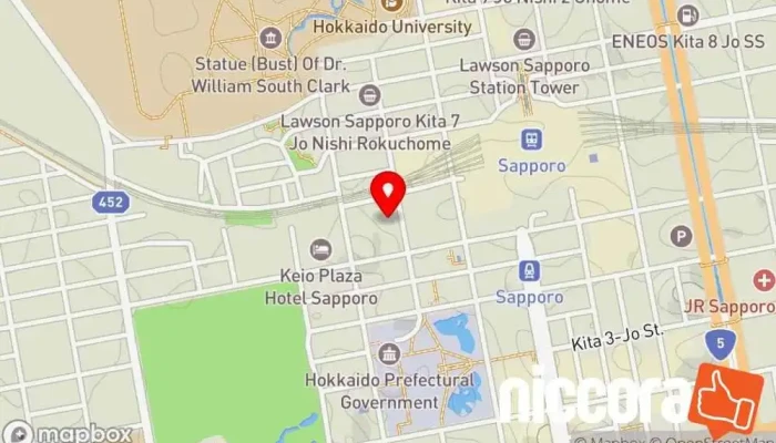 の地図 ㈱ヴァンガードネットワークス ソフトウェア企業, IT コンサルタント で 札幌市