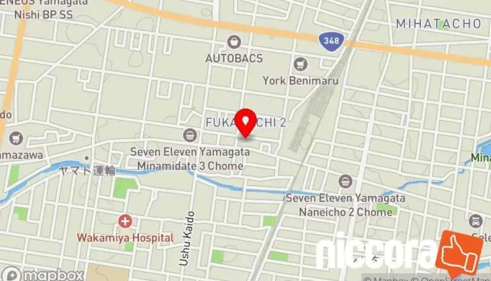 の地図 (株)YDM デジタルマップ山形 企業のオフィス, パソコン卸売業者 で 山形市