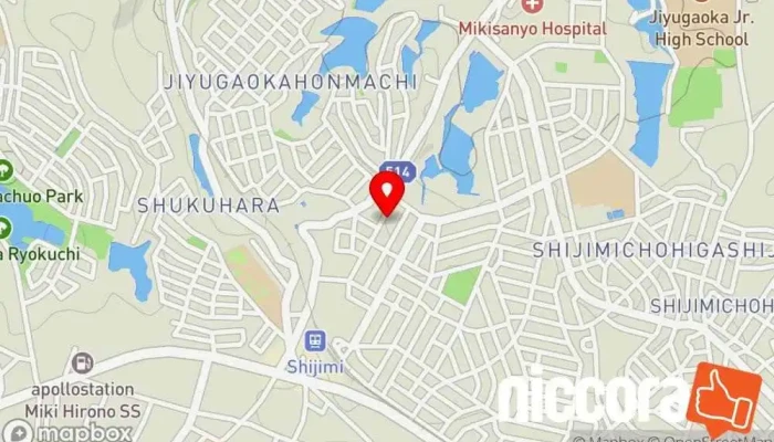 の地図 （株）ジオセンス IT コンサルタント で 三木市