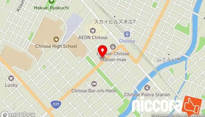 の地図 ㈱ジャパンクリエイト 千歳営業所 人材派遣業, 職業紹介所 で 千歳市