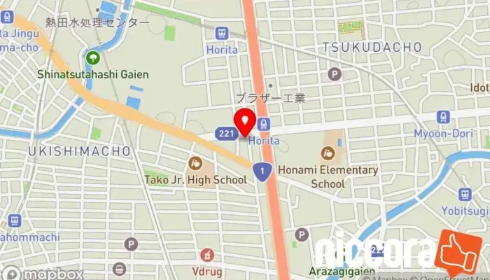の地図 アビームシステムズ㈱ 塩入オフィス 企業のオフィス で 名古屋市