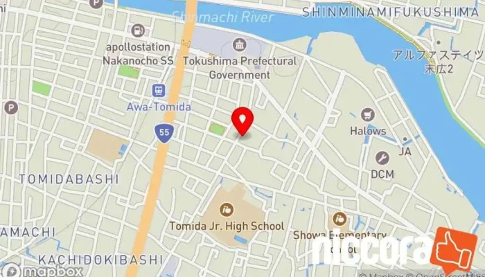 の地図 Adwaa(株) 徳島オフィス IT コンサルタント で 徳島市