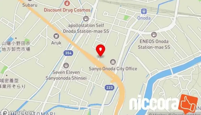 の地図 アイゲンザイン 電気通信設備請負業者, 企業経営コンサルタント, 建設請負業者, 健康美容製品販売店 で 山陽小野田市