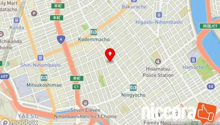 の地図 アイロベックス ソフトウェア企業 で 中央区