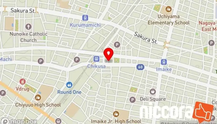 の地図 All On株式会社 インターネット マーケティング業, 広告代理店, IT コンサルタント, コンサルタント, 企業のオフィス, 写真家 で 名古屋市
