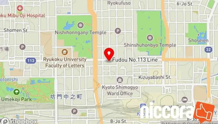 の地図 あおい屋 京都のホームページ制作 IT コンサルタント, ウェブ デザイナー で 京都市
