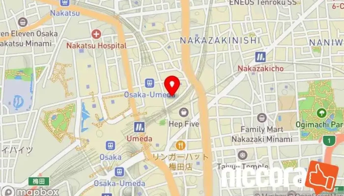 の地図 ベンチャーサポート社会保険労務士法人 阪急梅田オフィス 人事コンサルティング, 企業経営コンサルタント, コンサルタント, 弁護士（労働）, 法律・税務サービス で 大阪市