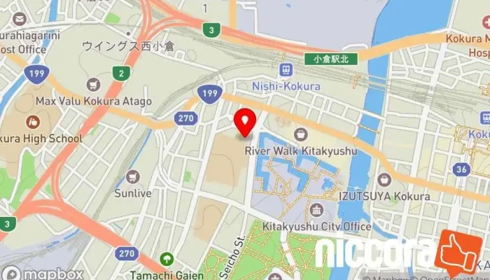 の地図 ビズ・コレジオ株式会社 ソフトウェア企業, IT コンサルタント で 北九州市