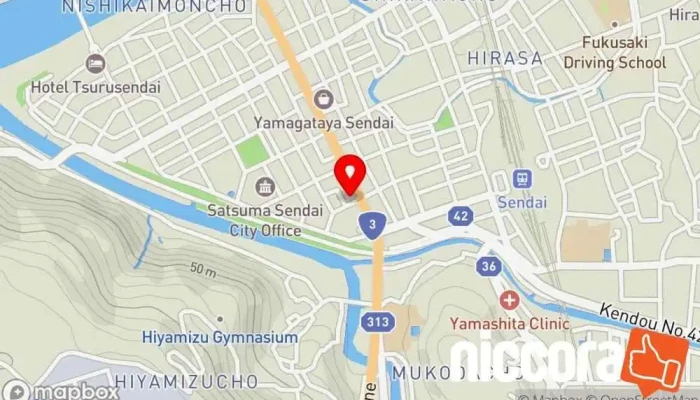 の地図 BosaiTUBE Japan IT コンサルタント で 薩摩川内市