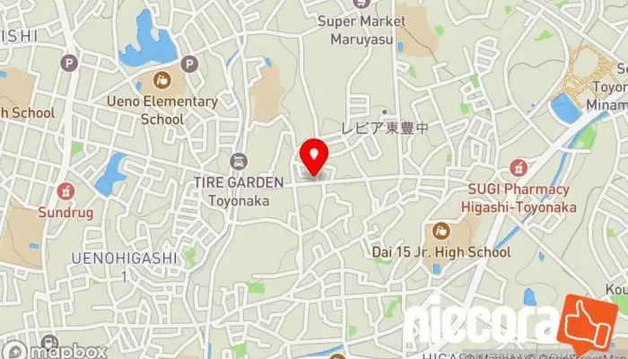 の地図 craft IZUMI IT コンサルタント で 豊中市