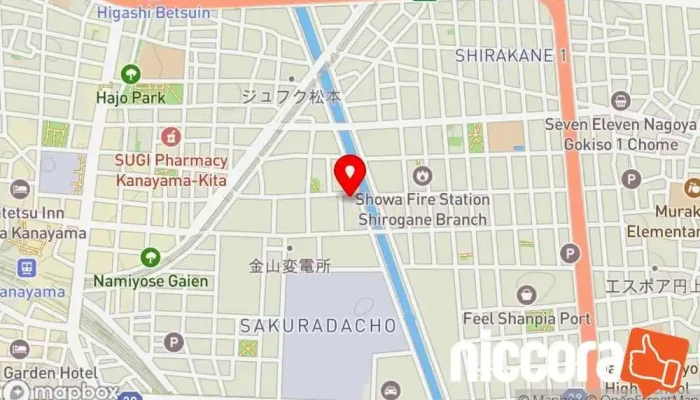 の地図 デジタル経営推進支援ビジネス IT コンサルタント で 名古屋市