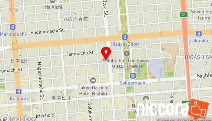 の地図 デジタルダイブ IT コンサルタント で 名古屋市