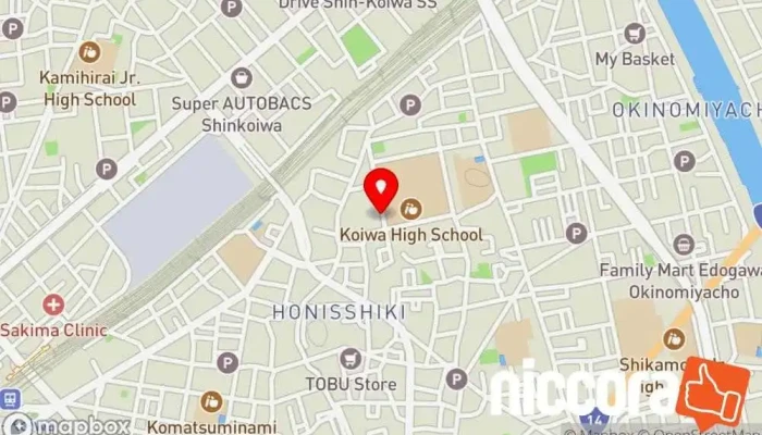 の地図 EAZE IT JAPAN CO. LTD. コンピューター サポート、サービス で 江戸川区