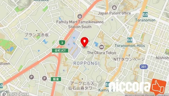 の地図 ECI 人材派遣業 で 港区