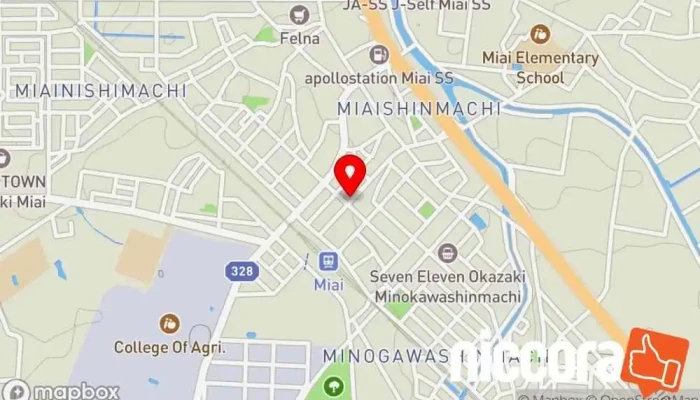 の地図 エイチェスト株式会社 IT コンサルタント で 岡崎市