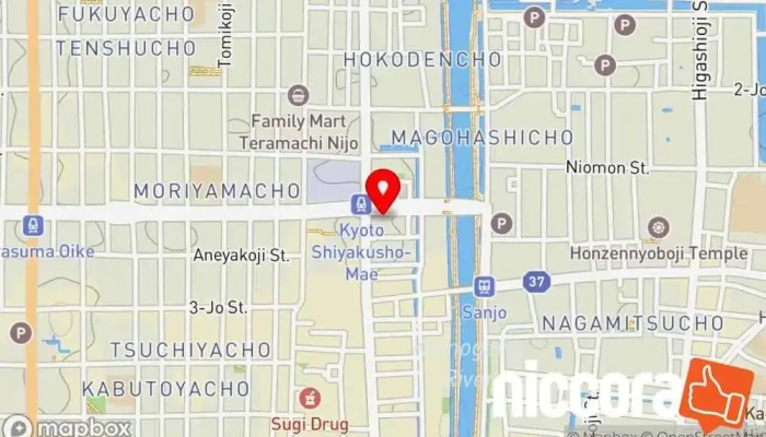 の地図 EIJ株式会社 インターネット マーケティング業 で 京都市