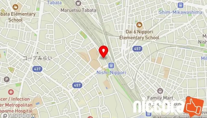 の地図 エクセル専門 設計･開発 ㈱クレッシェンド ソフトウェア企業, IT コンサルタント で 荒川区