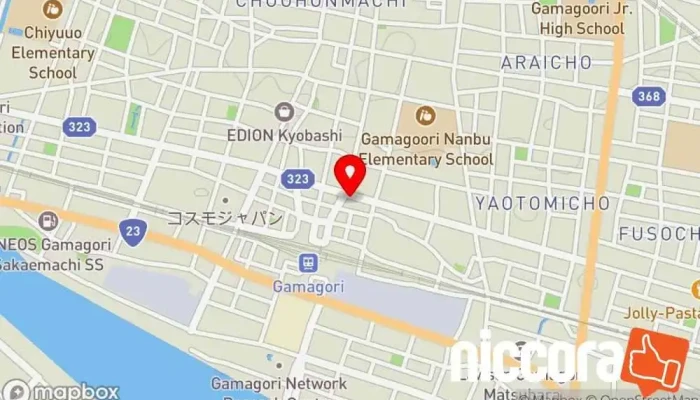 の地図 EnjoySystem ソフトウェア企業 で 蒲郡市