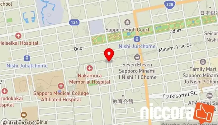 の地図 EZO CONSULTING GROUP㈱ 不動産仲介業, 不動産コンサルタント で 札幌市