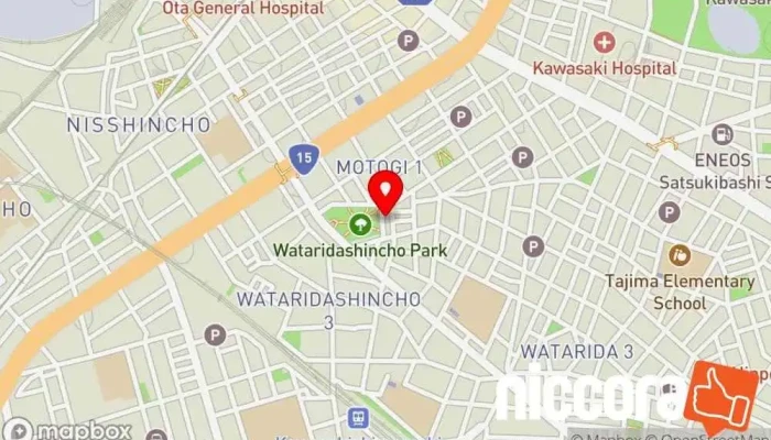 の地図 Gennai3株式会社 インターネット サービス プロバイダ, IT コンサルタント, コンピューター サポート、サービス, インターネット マーケティング業, ウェブ ホスティング会社, ウェブ デザイナー で 川崎市