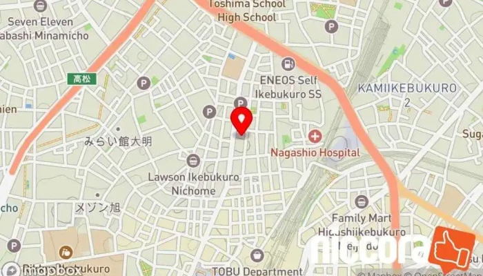 の地図 HalalShop.jp 精肉店 で 豊島区