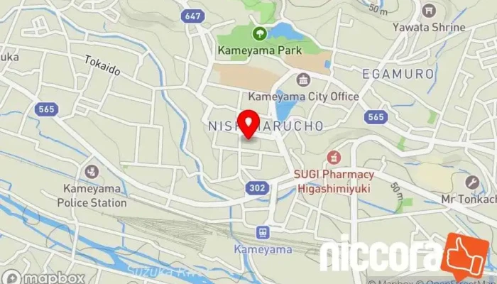 の地図 ひのめ レストラン で 亀山市