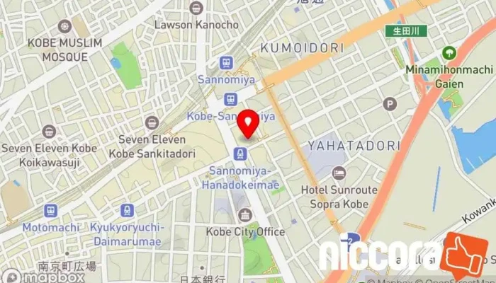 の地図 ファーベイズ株式会社 IT コンサルタント, コンサルタント で 神戸市