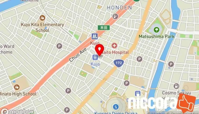 の地図 フォーカス株式会社 コンピューター サポート、サービス で 大阪市