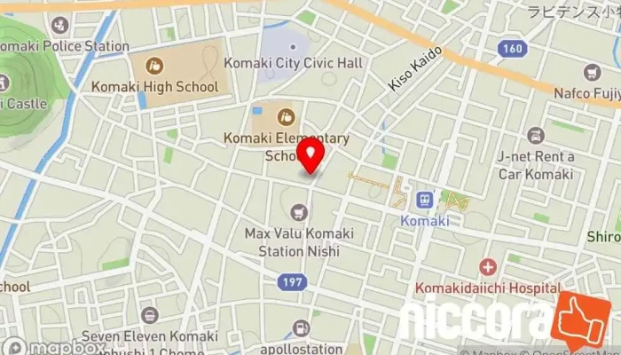 の地図 フジアルテ株式会社 小牧営業所 人材派遣業 で 小牧市