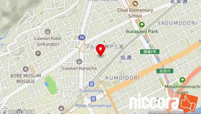 の地図 iC株式会社 IT コンサルタント で 神戸市