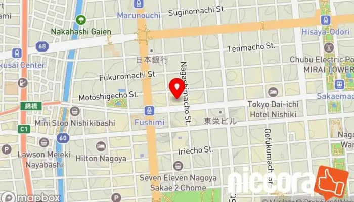 の地図 イイダテクノ株式会社 名古屋支店 IT コンサルタント で 名古屋市