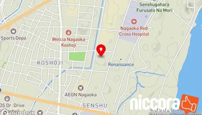 の地図 INPIT新潟県知財総合支援窓口 長岡窓口 協会/組織 で 長岡市