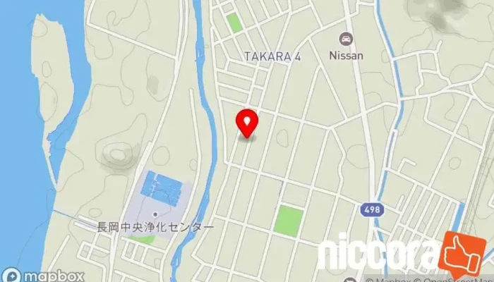 の地図 Ｉ・Ｎサービス（株） 企業のオフィス で 長岡市