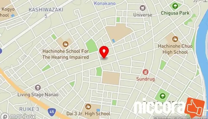 の地図 ITHドローンスクール／ドローン教習所 ITH校 ドローン専門店 で 八戸市