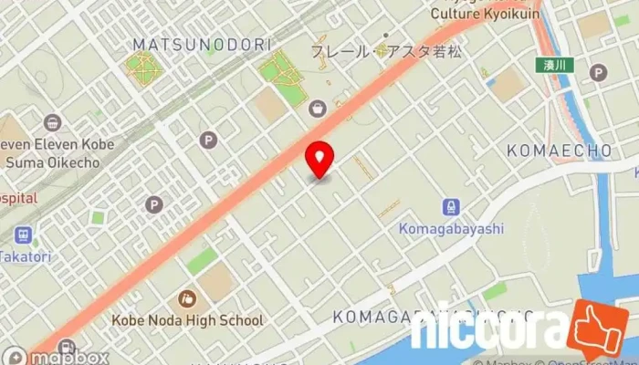 の地図 ITコンサルタント 株式会社タキオン IT コンサルタント, パソコン修理店, コンピュータ教室, データ復旧業 で 神戸市