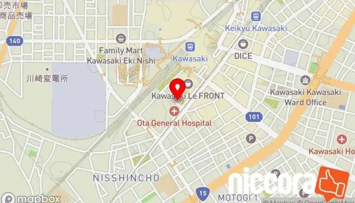 の地図 ITプロダクツ株式会社 卸売業, パソコンショップ で 川崎市