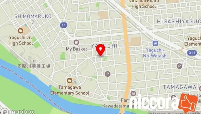 の地図 Jacorb Circle Global コンピューター サポート、サービス で 大田区