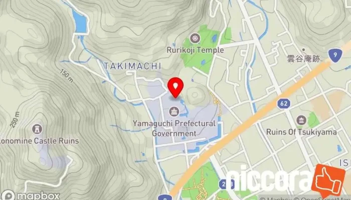 の地図 JTB総合提携店 NTAトラベル山口県庁内支店 旅行代理店, クルーズ代理店, ウェディング サービス で 山口市