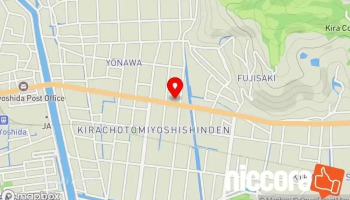 の地図 カミヤ事務器 文具・事務用品店, コンピューター サポート、サービス, コピー機修理業, リースサービス, オフィス家具店, 事務用品店, 印鑑・はんこ販売店, 文房具店 で 西尾市