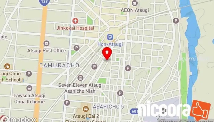 の地図 コーセツコンサルタント 厚木事務所 建築設計事務所 で 厚木市