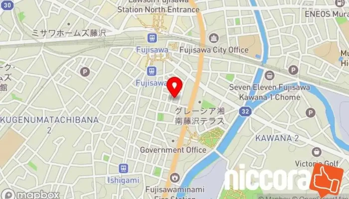 の地図 コトバトウェブ合同会社 ウェブ デザイナー, IT コンサルタント, マーケティング コンサルタント で 藤沢市
