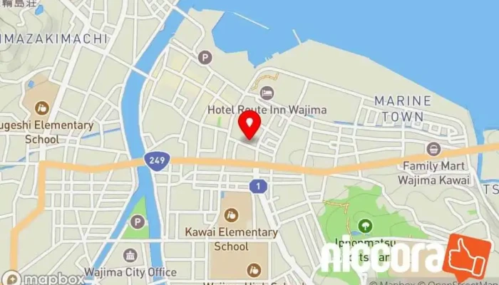 の地図 L'Atelier de NOTO (ラトリエドゥノト) フランス料理店 で 輪島市