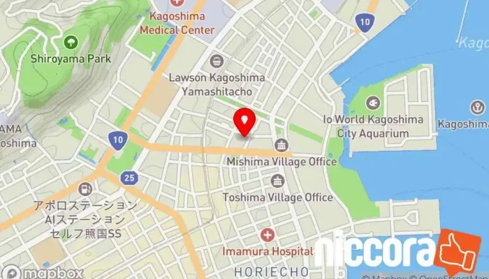 の地図 マークメイザン ビジネス センター, 企業のオフィス で 鹿児島市