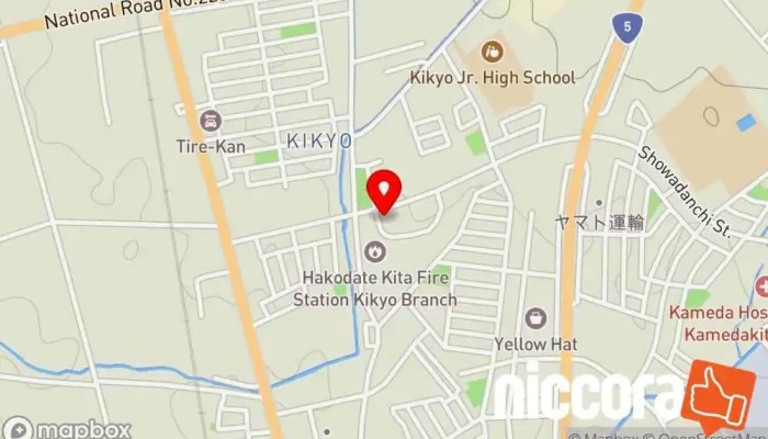 の地図 マークネクスト㈱ 企業のオフィス, 広告代理店, パソコン修理店, 不動産管理会社, ウェブ デザイナー で 函館市
