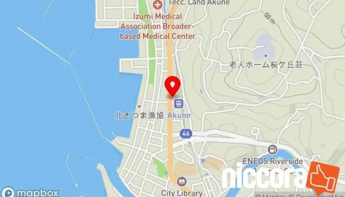 の地図 まちの灯台阿久根 観光案内所 観光案内所 で 阿久根市